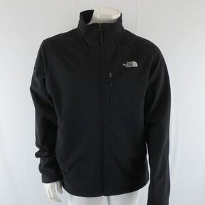 The North Face‎ Full Zip Long Sleeve Soft Shell Jacket Mens L Black
